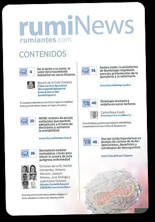 Contenidos de la revista