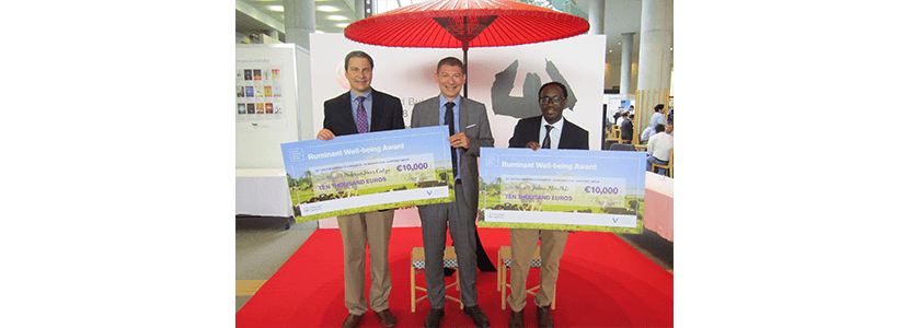 Two veterinarians awarded for their contribution to ruminant welfare