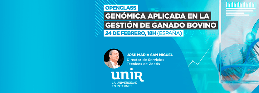 No te pierdas el webinar "Genómica aplicada en la Gestión de Ganado Bovino" el 24 febrero