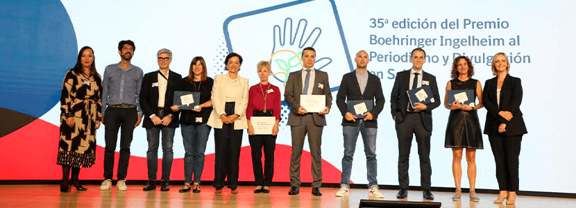 Ganadores del Premio Periodístico Boehringer Ingelheim al Periodismo y Divulgación en Salud