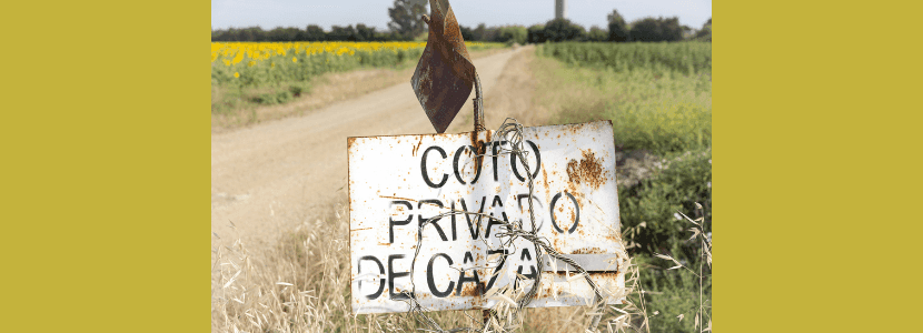 La caza furtiva es un delito