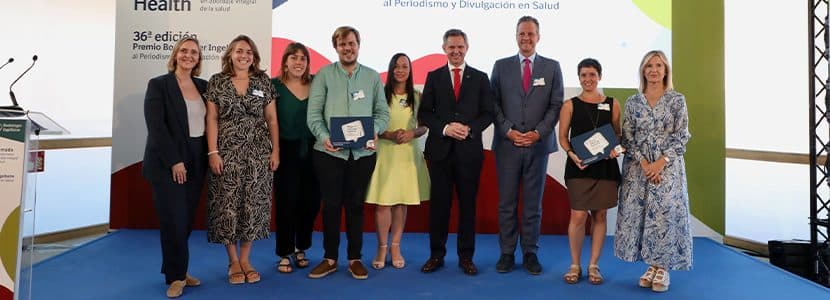 Ganadores de la 36ª edición del Premio Boehringer Ingelheim al Periodismo y Divulgación en Salud