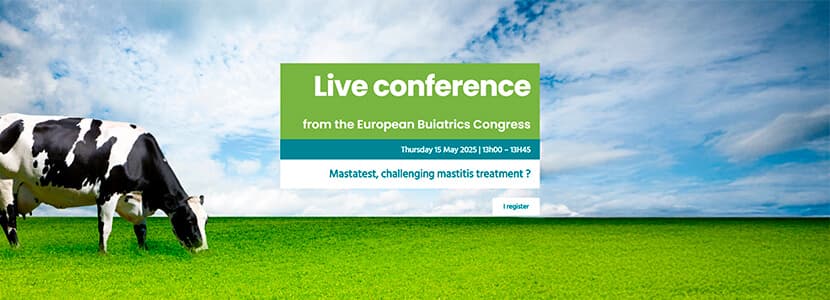 Vetoquinol te invita a la conferencia sobre mastitis que tendrá lugar dentro del Congreso Europeo de Buiatría