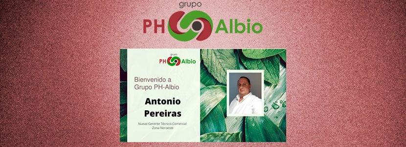Antonio Pereiras, nuevo Gerente Técnico Comercial de PH-Albio de la zona Noroeste