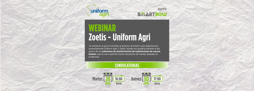 Webinar Uniform-Agri y Zoetis sobre monitorización en vacuno lechero