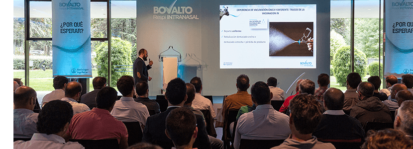 Presentación de Bovalto Respi Intranasal ante más de 100 veterinarios