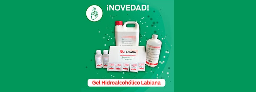 Labiana presenta su nuevo gel hidroalcohólico