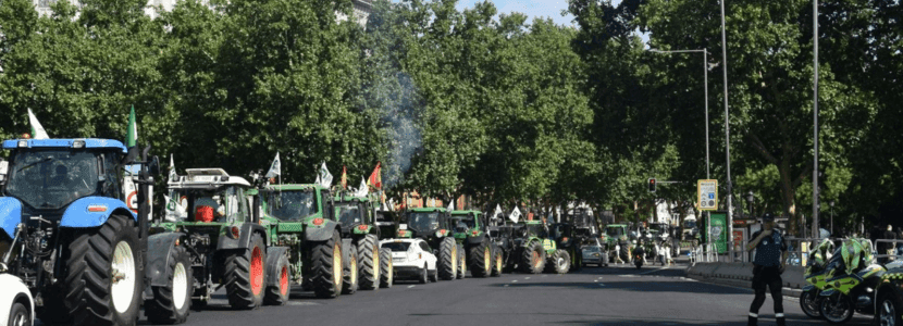 Los agricultores y ganaderos españoles se manifestarán contra los continuos ataques