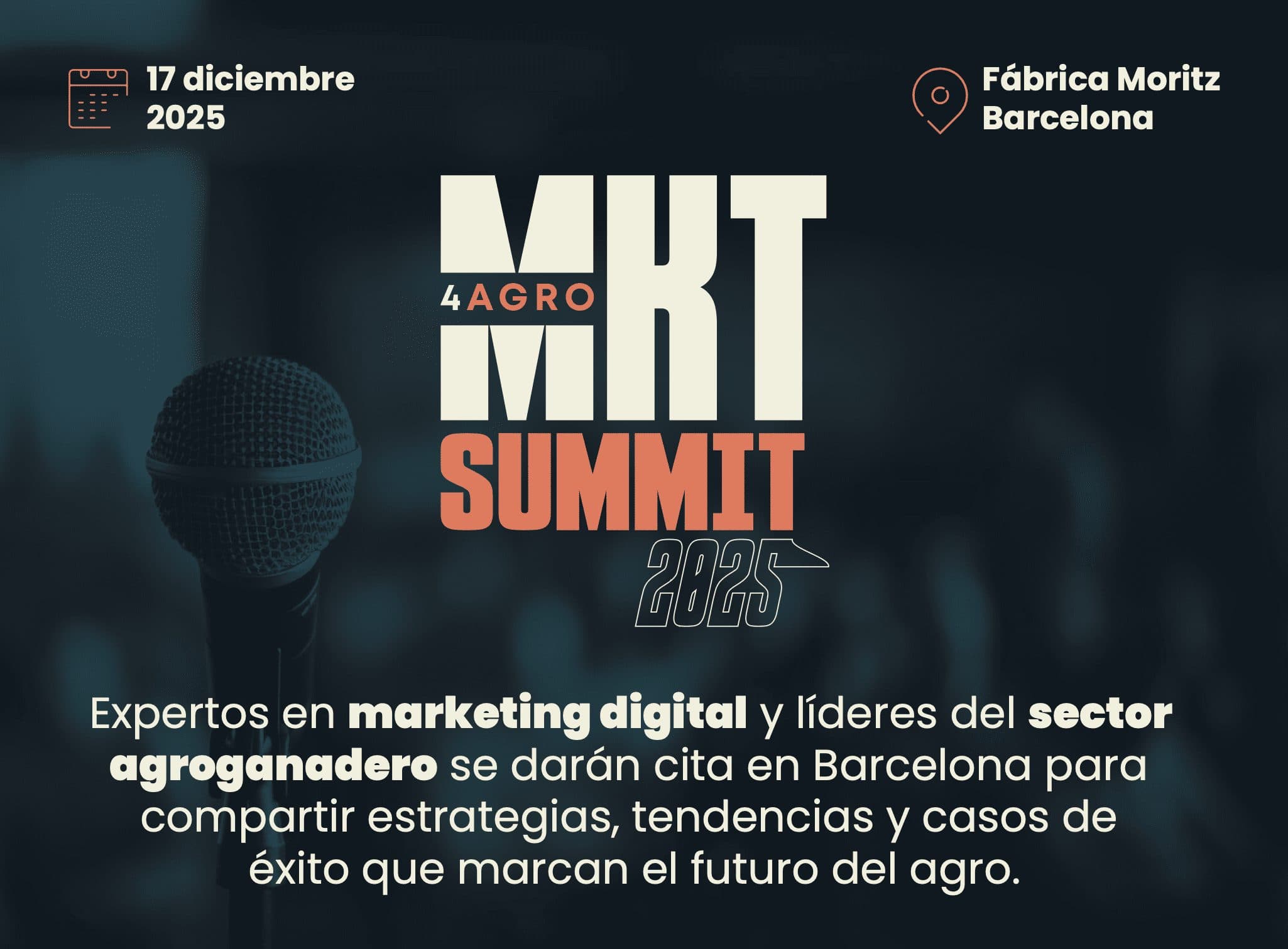 Marketing 4 Agro Summit 2025: el evento que transformará el marketing digital en el sector agroganadero