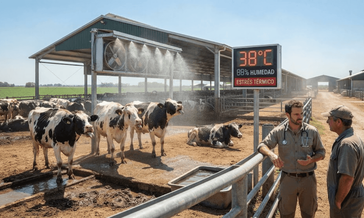 El estrés térmico en ganado bovino y su impacto productivo